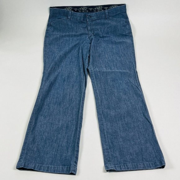 Riders by Lee Straight Womens Jeans Pants Plus Size 14 M Blue Stretch Light Wash - Picture 1 of 9